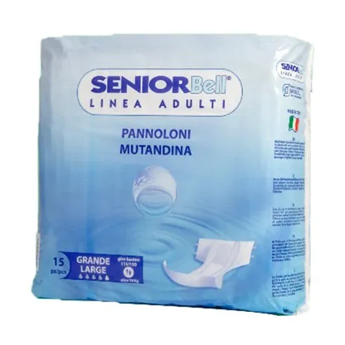 SENIORBELL PANNOLONI MUTANDINA TG GRAND X15 >70KG
