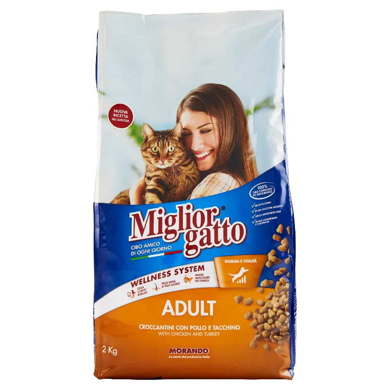 MIGLIOR GATTO CROCCANTINI POLLO/TACCH. KG.2