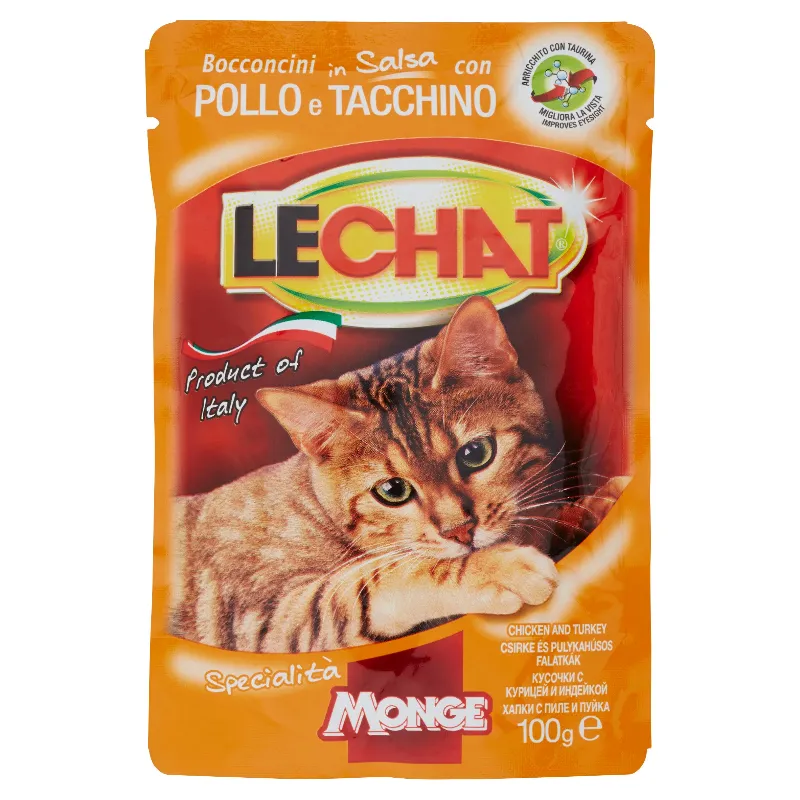 LECHAT BOCCONI BUSTA POLLO/TACCH. GR.100