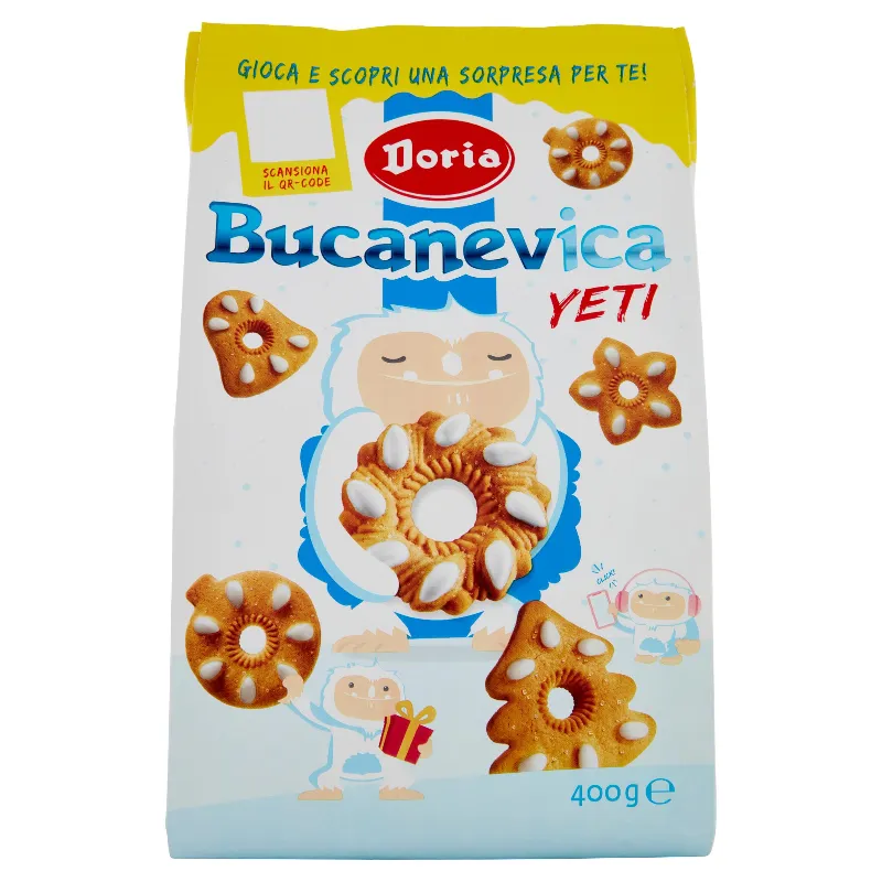 DORIA BISCOTTI BUCANEVE SACCO GR.400