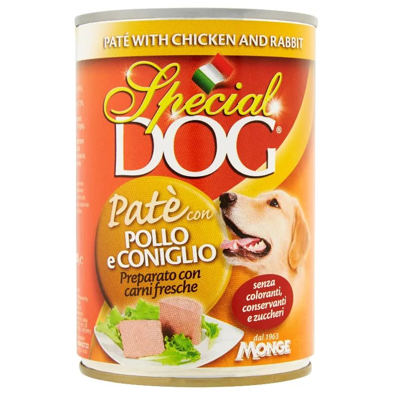 SPECIAL DOG PATE POLLO/CONIGLIO GR.400