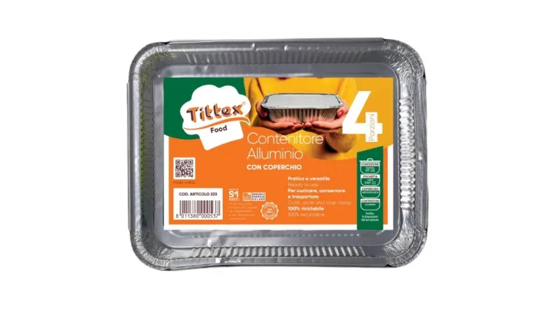 TITTEX CONT.ALLUM.+COP. 4 PORZ. X2 ART.233