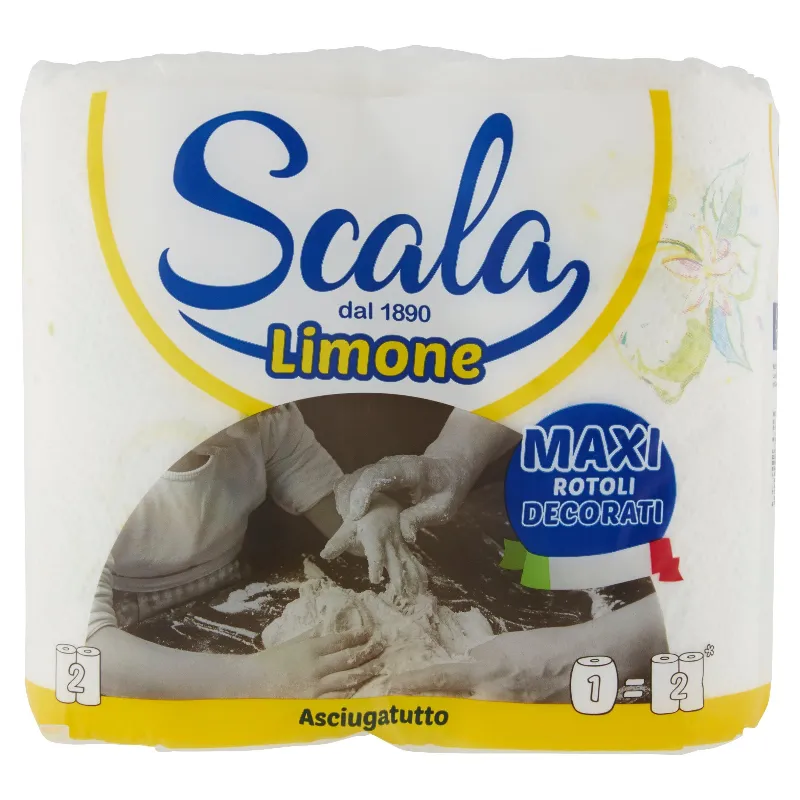SCALA ASCIUGATUTTO LIMONE DECORATI 2V 2 ROT
