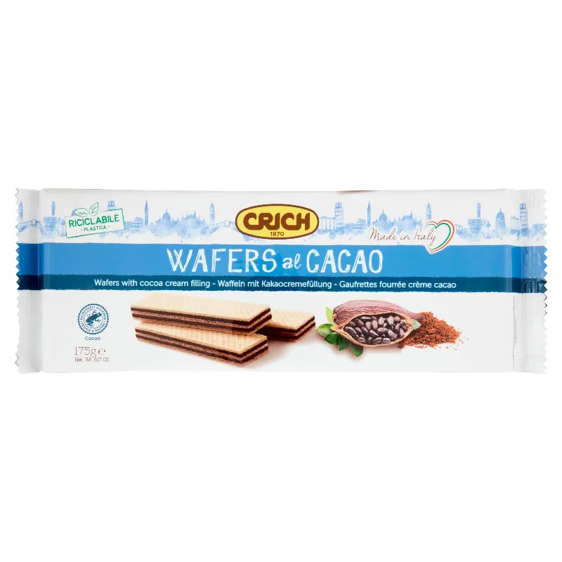 CRICH WAFER CON CREMA AL CACAO GR.175
