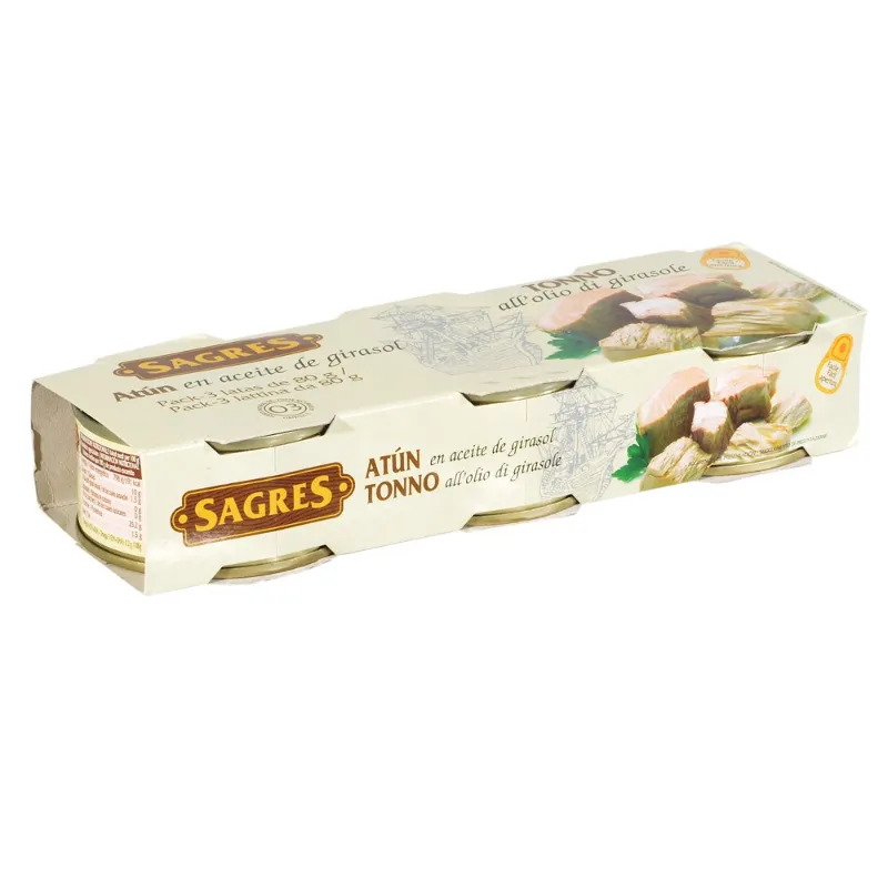 SAGRES TONNO IN O.G. GR.80X3