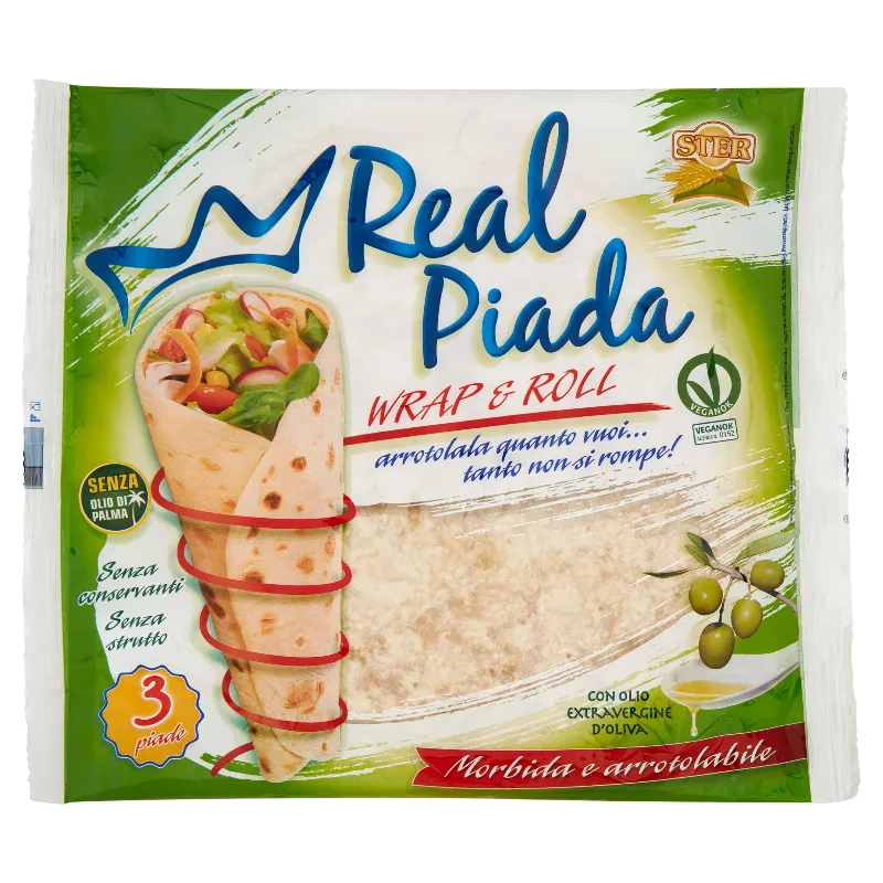 STER REAL PIADA WRAP&ROLL OLIO EX/VERGINE GR.330