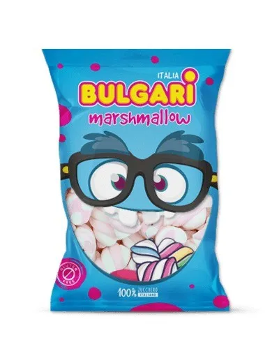 BULGARI MARSHMALLOW TRECCIA BIANCO/ROSA KG.1