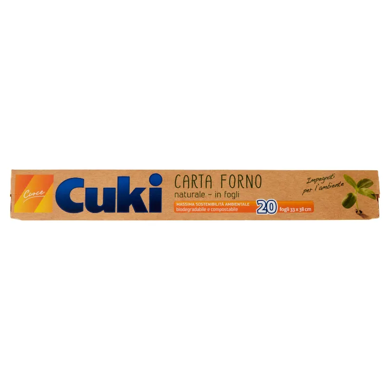 CUKI CARTAFORNO NATURALE IN FOGLI X20 CM.33X38
