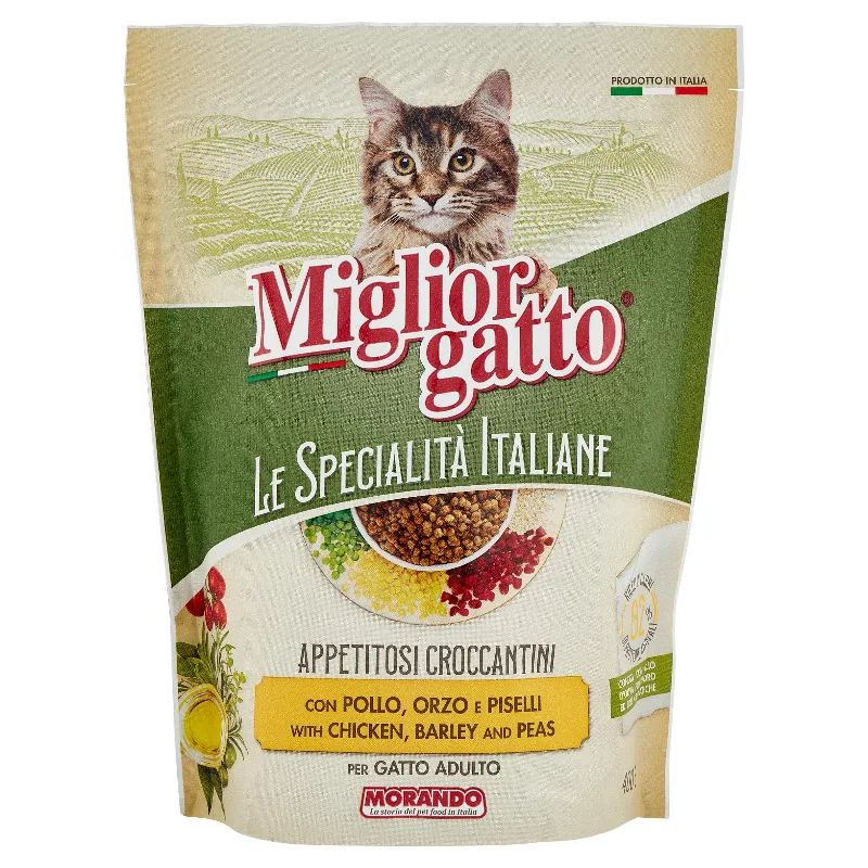 MIGLIOR GATTO CROC.SPEC.ITAL.POLLO,ORZO,PIS.GR400
