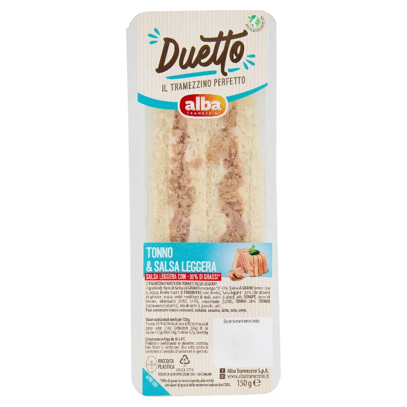 IDEA FRESCO TRAMEZZINI TONNO E SALSA GR.140