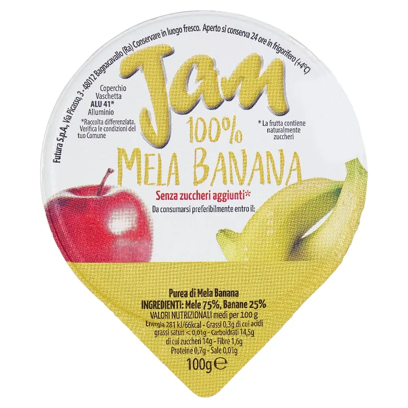 JAM POLPA DI MELA/BANANA VASCCHETTA GR.100