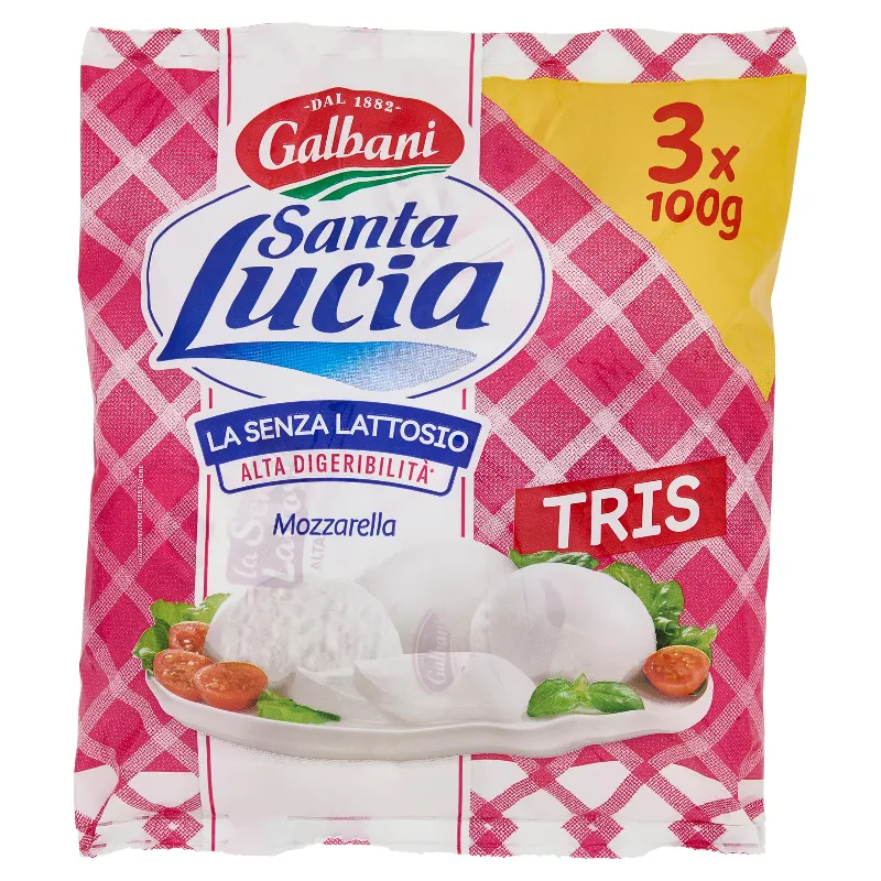 GALBANI S.LUCIA MOZZARELLA TRIS S/LATT. GR.300