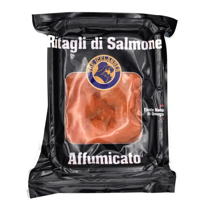 ICELANDER RITAGLI DI SALMONE AFF. GR.200