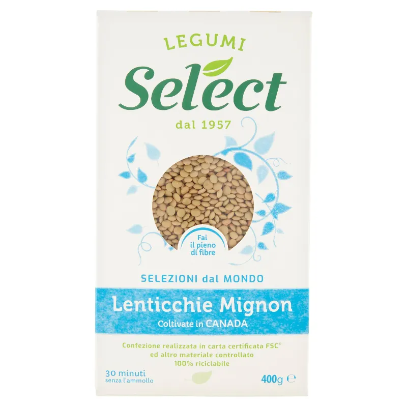 SELECT LENTICCHIE MIGNON ASTUCCIO GR.400
