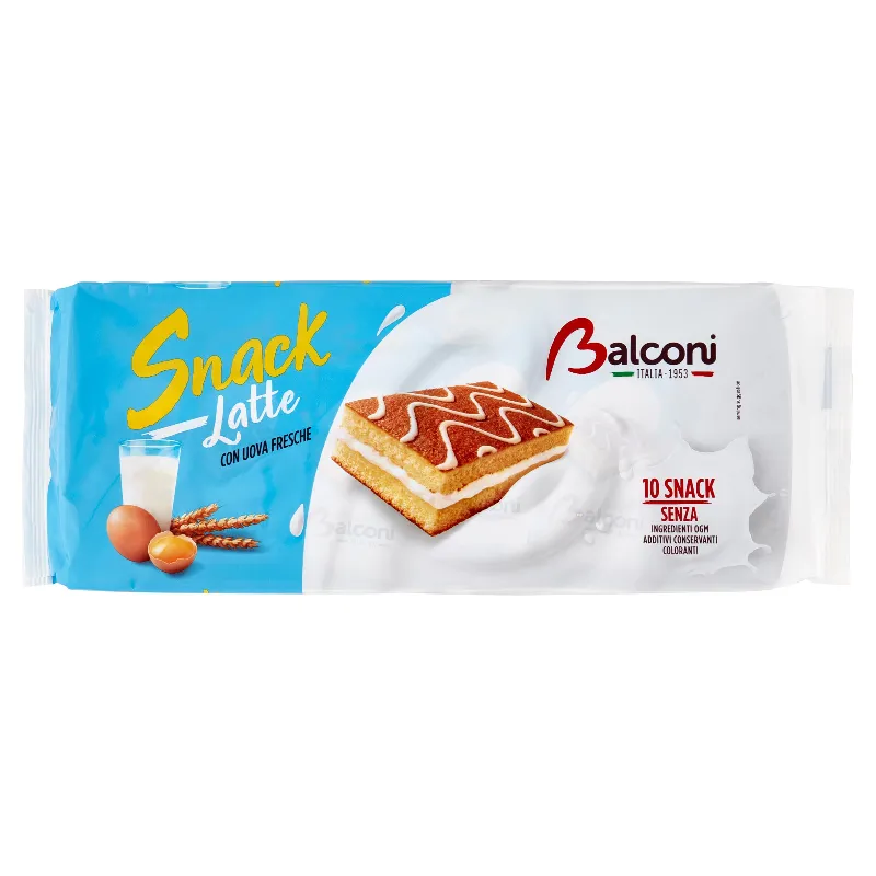 BALCONI 10 SNACK AL LATTE GR.280