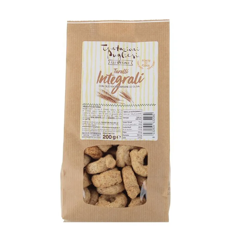 TENTAZIONI PUGLIESI TARALLI INTEGRALI GR.200