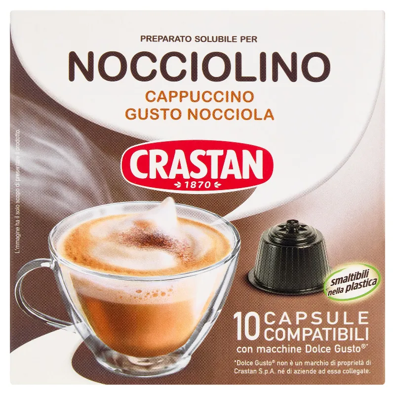 CRASTAN CAPSULE NDG X10 NOCCIOLINO GR.120