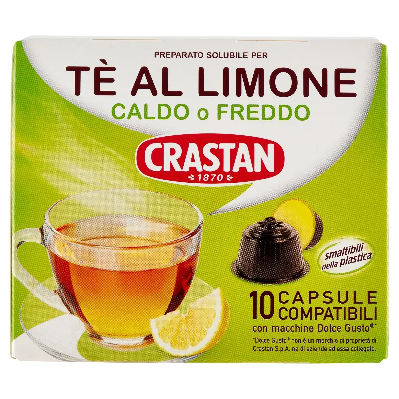 CRASTAN CAPSULE NDG X10 TE' LIMONE GR.120