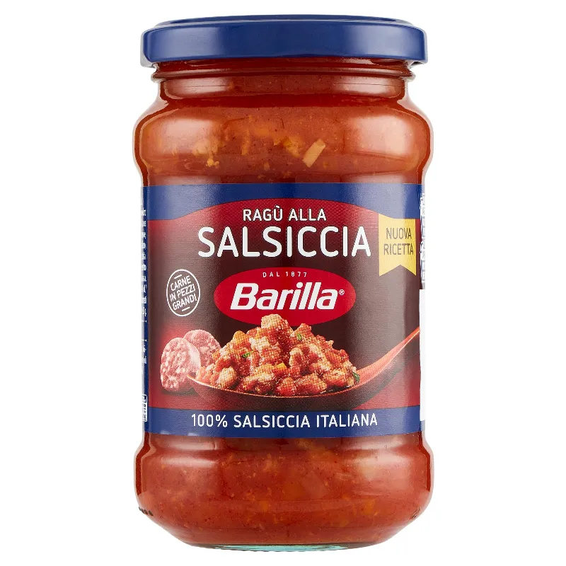 BARILLA SUGO 'RICCHI' RAGÙ SALSICCIA GR.300