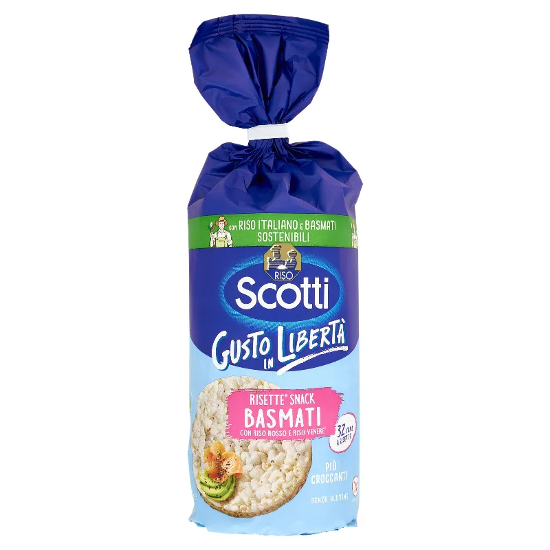 SCOTTI RISO RISETTE SNACK BASMATI ROS&NERO GR.120