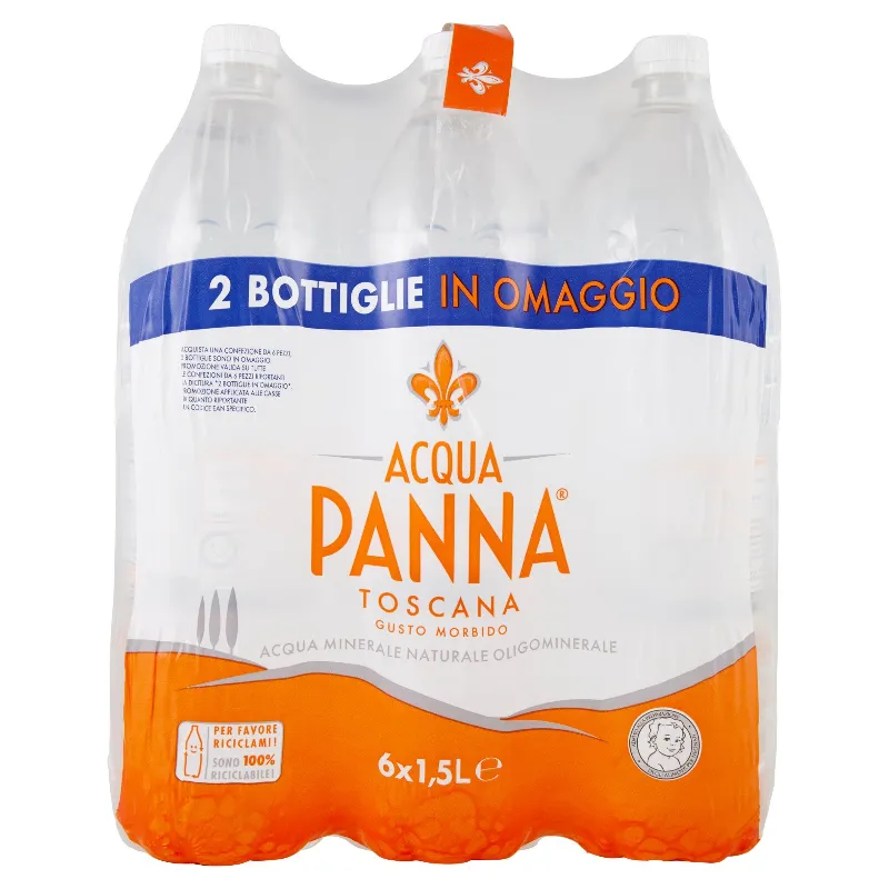 PANNA ACQUA NATURALE PET LT.1,5