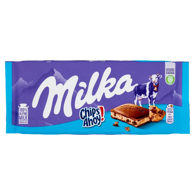 MILKA TAVOLETTA CHIPS AHOY GR.100