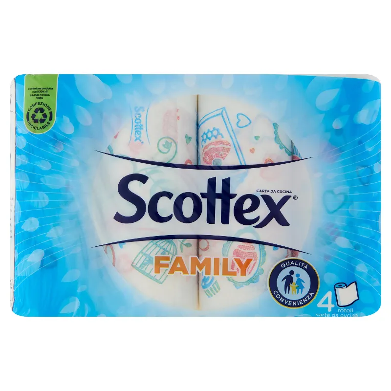 SCOTTEX CARTA CUCINA FAMILY X4
