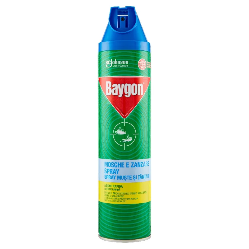 BAYGON MOSCHE & ZANZARE BLU SPRAY ML400
