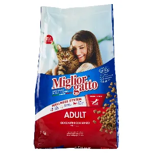 MIGLIOR GATTO CROCCANTINI MANZO KG.2