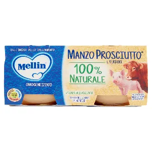 MELLIN MANZO/PROSCIUTTO CON VERDURE GR.80X2