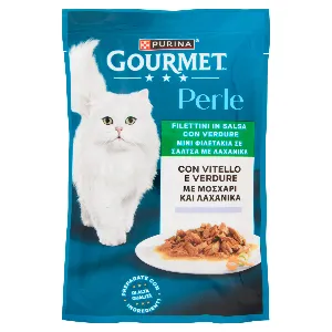 GOURMET PERLE FILETTINI IN SALSA SALMONE GR.85