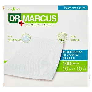 DR.MARCUS COMPRESSE DI GARZA X100 CM.10X10