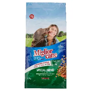 MIGLIOR CANE CROC.SPECIAL MENU POLLO/VERD. KG.10