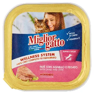 MIGLIOR GATTO PATE VASCH.AGNEL/FEGATO GR.100