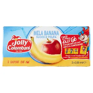 JOLLY COLOMBANI BRIK ML.200X3 MELA/BANANA