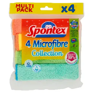 SPONTEX MICROFIBRA MMULTIUSO X4 CM30X30