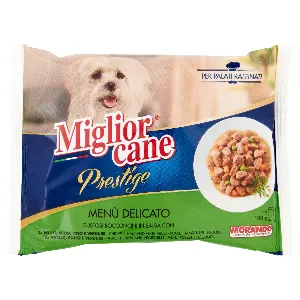 MIGLIOR CANE PRESTIGE MENU DELICATO GR.100 X4