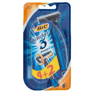 BIC RASOI COMFORT PIVOT 3LAME X4+2