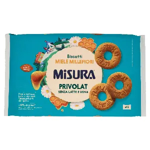 MISURA BISCOTTI PRIVOLAT MIELE MILLEFIORI GR.400