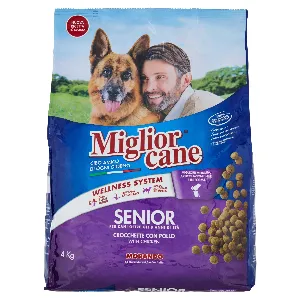 MIGLIOR CANE CROCCHETTE SENIOR POLLO KG.4