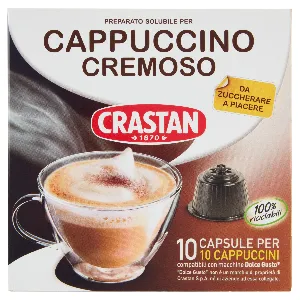 CRASTAN CAPSULE NDG X10 CAPPUCCINO CREMOSO GR.140