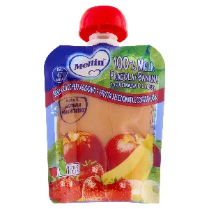 MELLIN POUCH MELA/FRAGOLA/BANANA GR.90