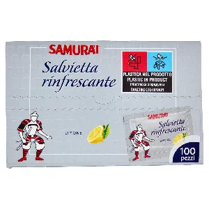 SAMURAI SALVIETTA RINFR.LIMOME IMB.SING.X100