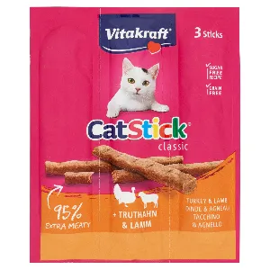 VITAKRAFT CAT STICK TACCHINO/AGNELLO X3 GR.18