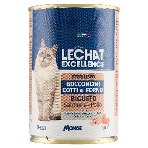 LECHAT EXCEL.BOCC.STERIL.BIGUSTO SALM/POLLO GR400