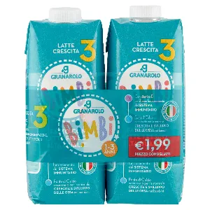 GRANAROLO LATTE UHT BABY ML.500X2