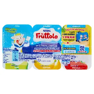 NESTLE' FRUTTOLO FRAGOLA/PERA/BANANA GR.300