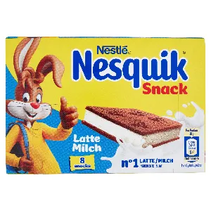 NESTLE' NESQUIK SNACK X8 LATTE GR.208