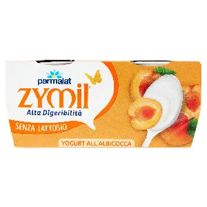 PARMALAT ZYMIL YOGURT ALBICOCCA GR.125X2