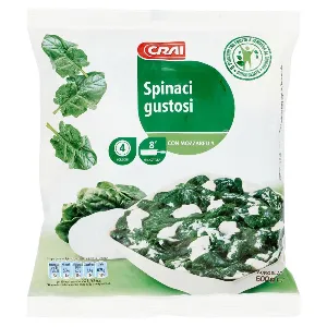 CRAI SPINACI CON MOZZARELLA GR.600